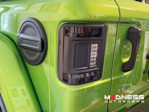 Jeep Wrangler JL Tail Lights - Flush Mount -LED - Smoked Lens Jeep Wrangler JL Tail Lights - Flush Mount -LED - Smoked Lens